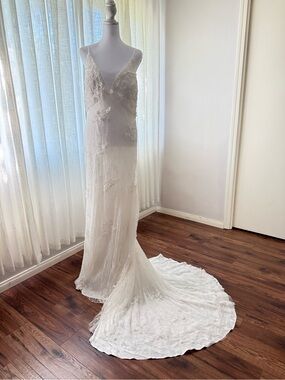 BHLDN Meadow Wedding Gown Size 14 Designer Bridal Gown